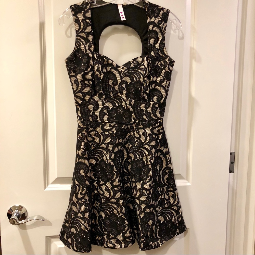 Lace Fit & Flare Dress